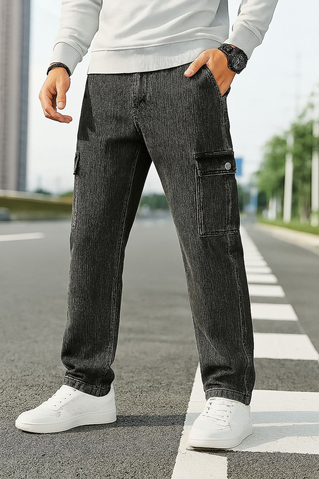 plus91 Men Cargos-picture-25