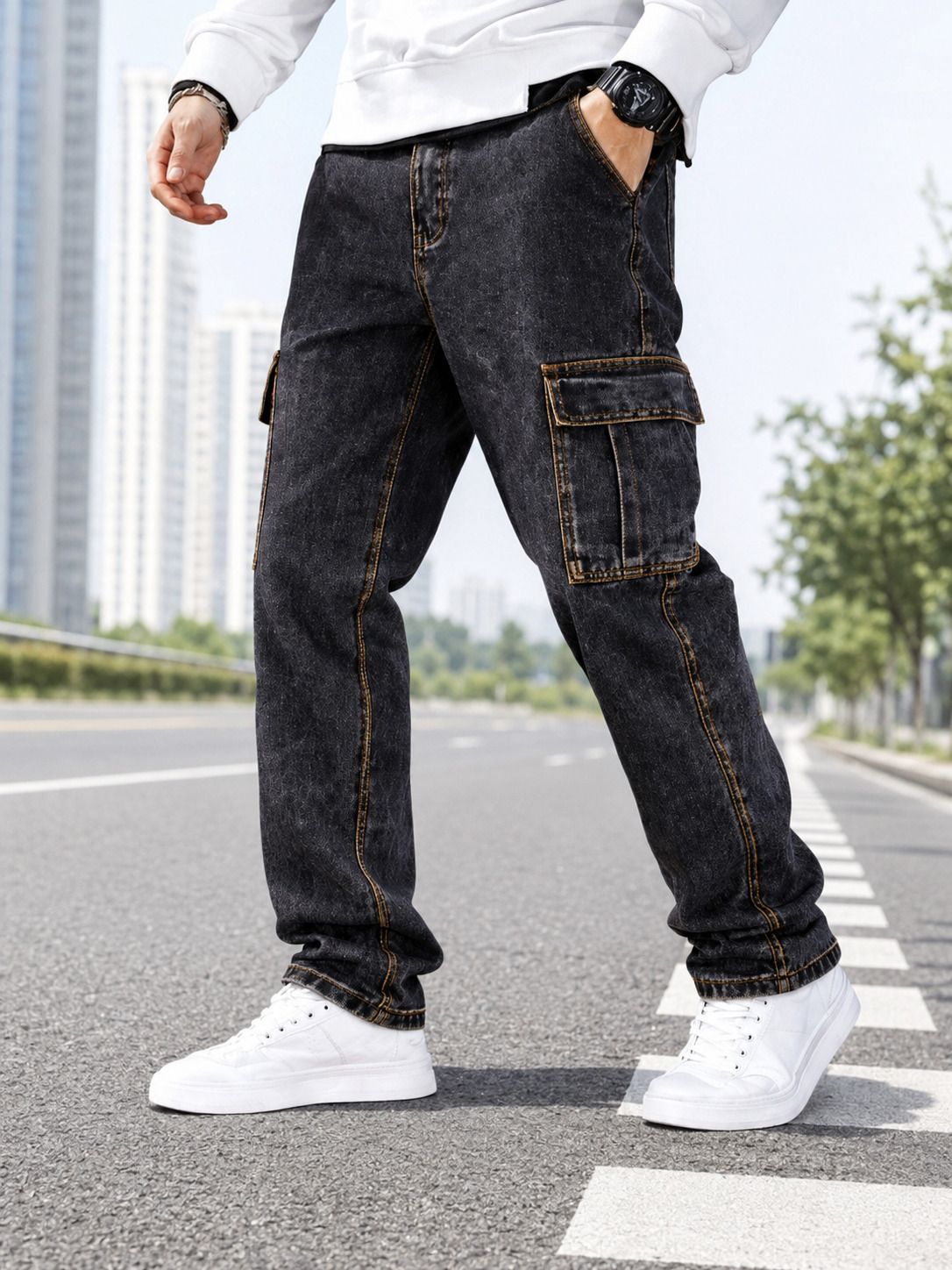 playfeel Men Cargos-picture-29