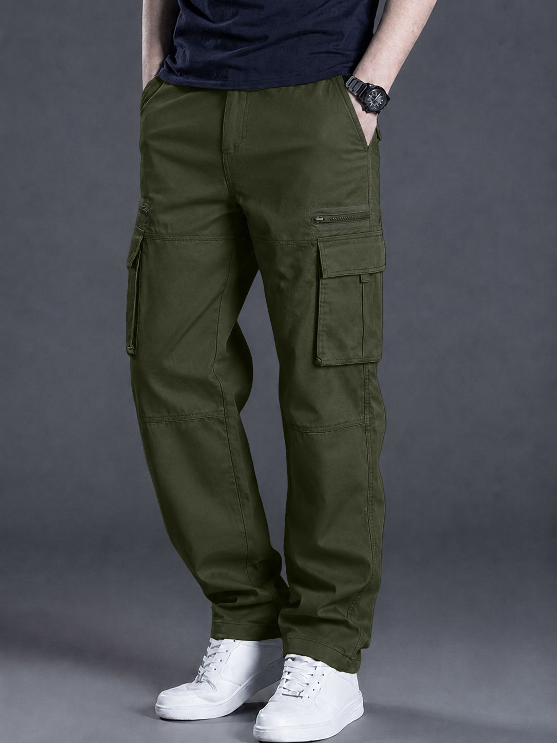 plus91 Men Cargos-picture-20