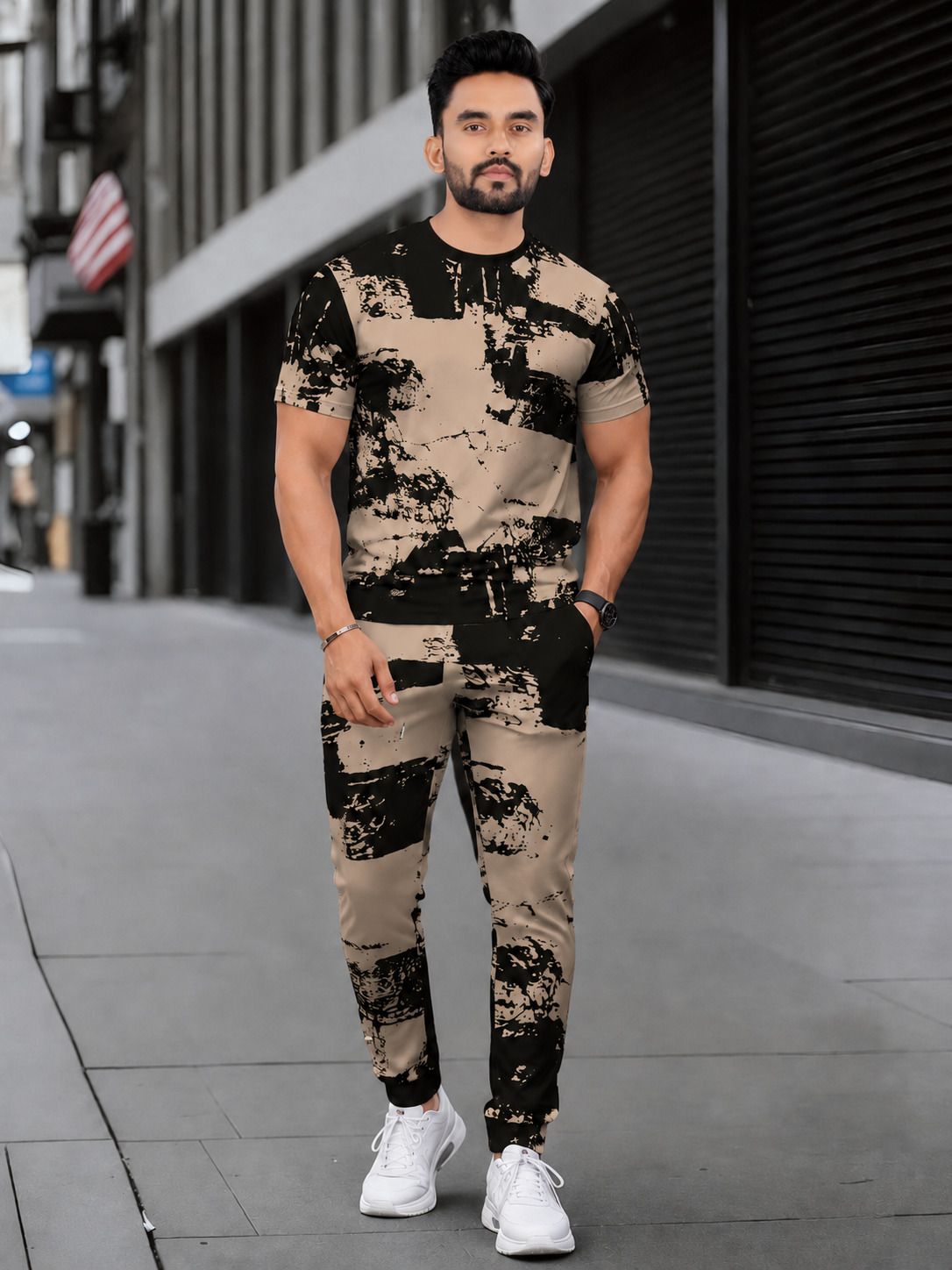 kikani enterprsie Printed Men Track Suit-picture-37