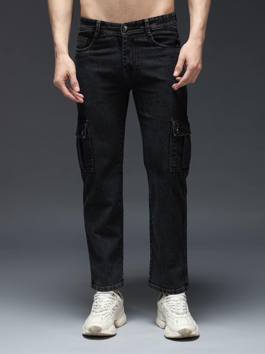 denim look Men Cargos-picture-20