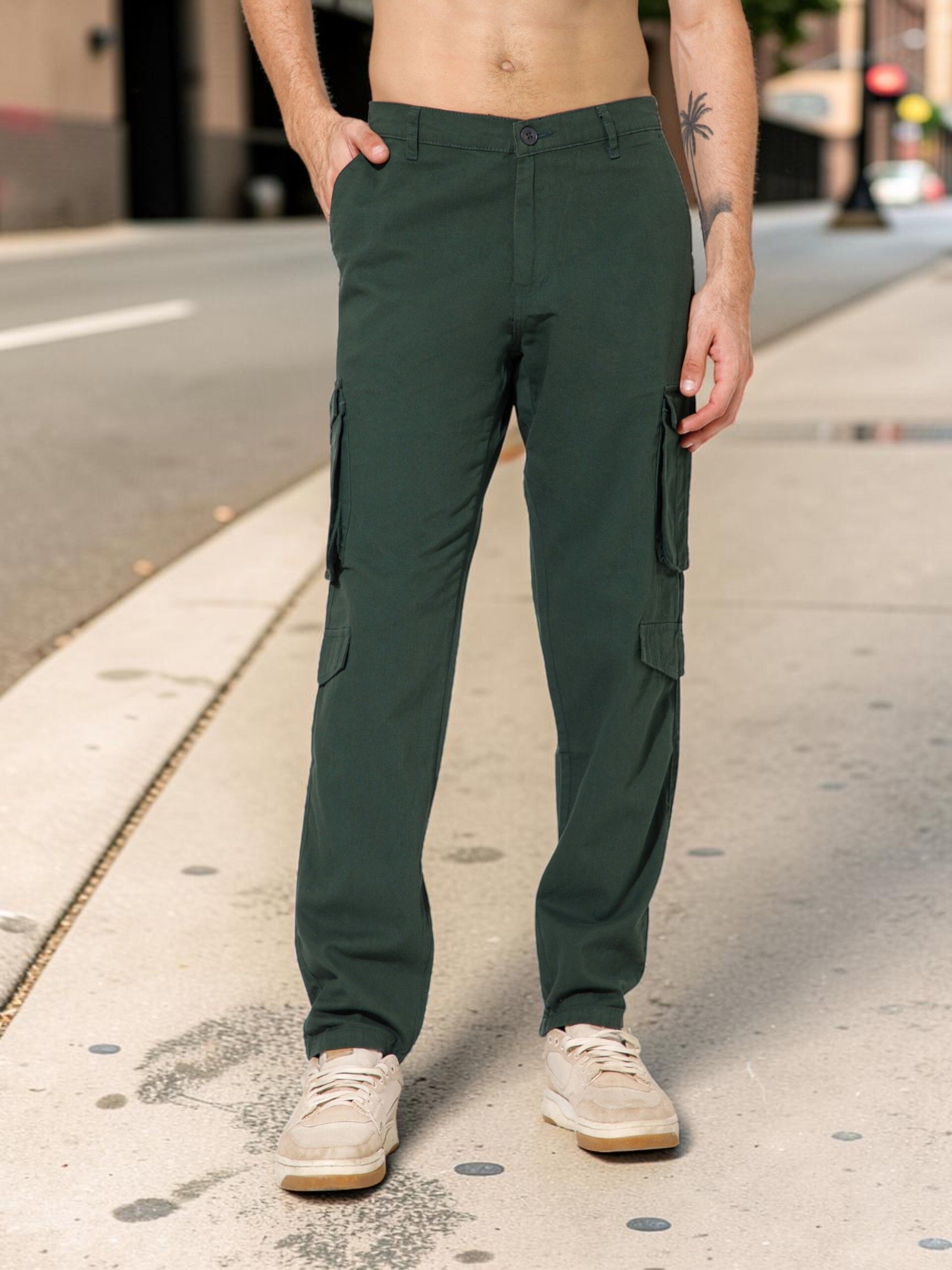 studio nexx Men Cargos-picture-13