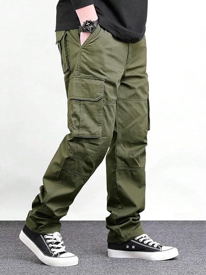 tagdi Men Solid Green Track Pants-picture-26