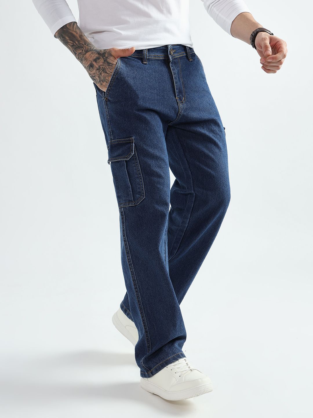 denim look Men Cargos-picture-21