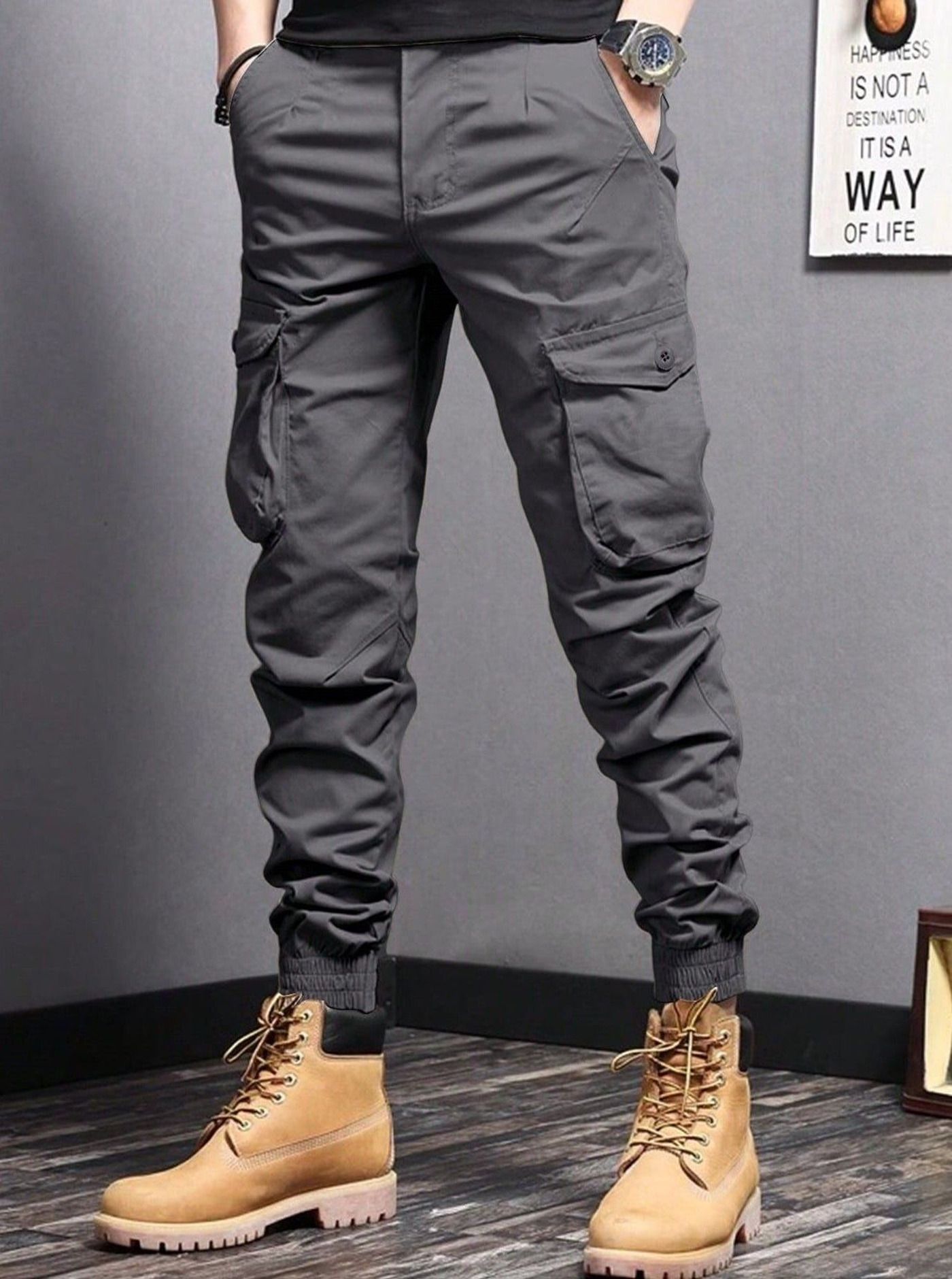 plus91 Men Cargos-picture-18