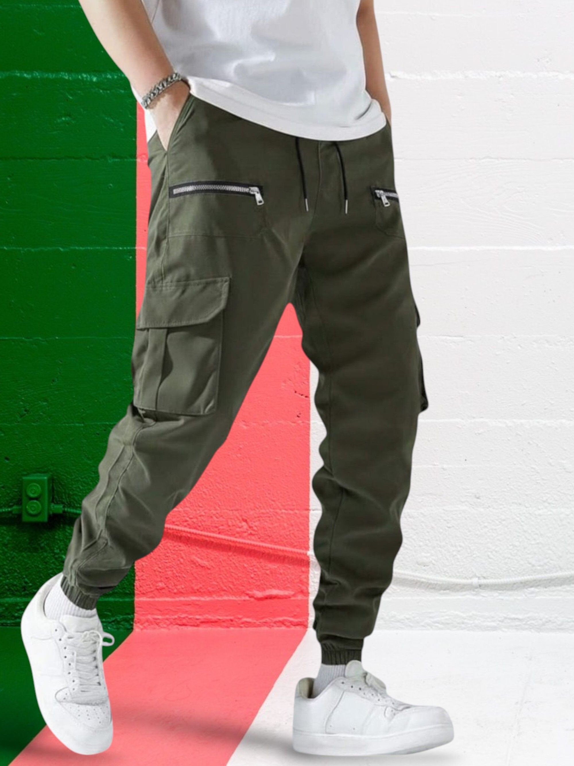bottom world Men Cargos-picture-16