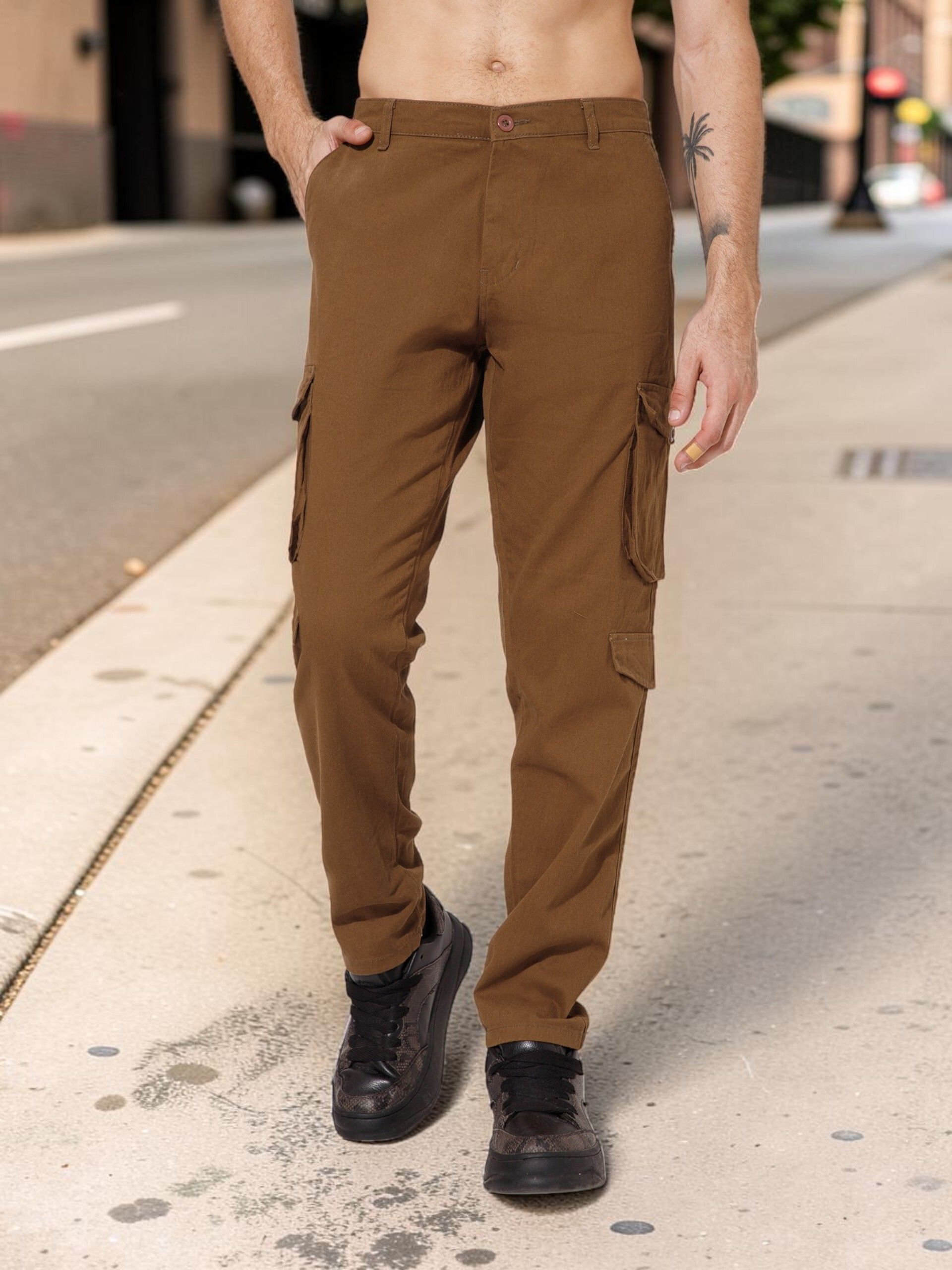 studio nexx Men Cargos-picture-43