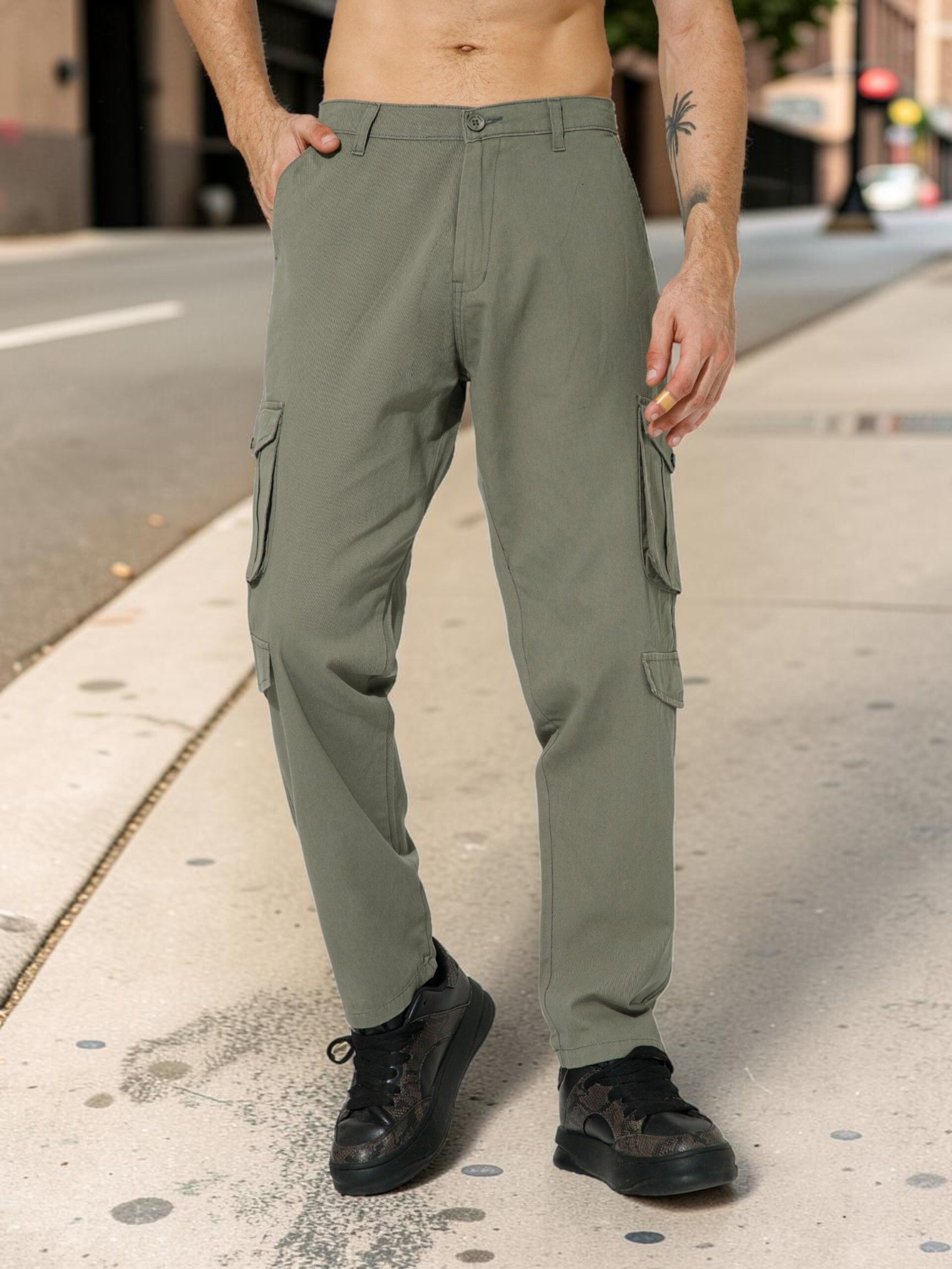 studio nexx Men Cargos-picture-41