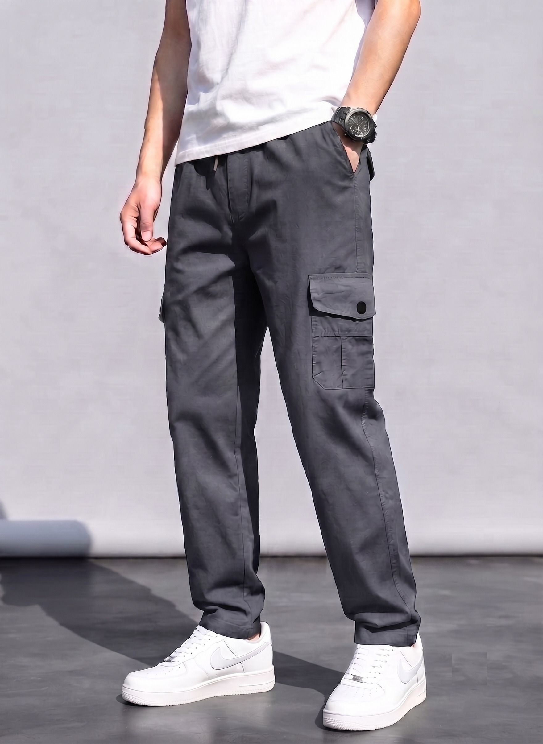 huddio Men Cargos-picture-31