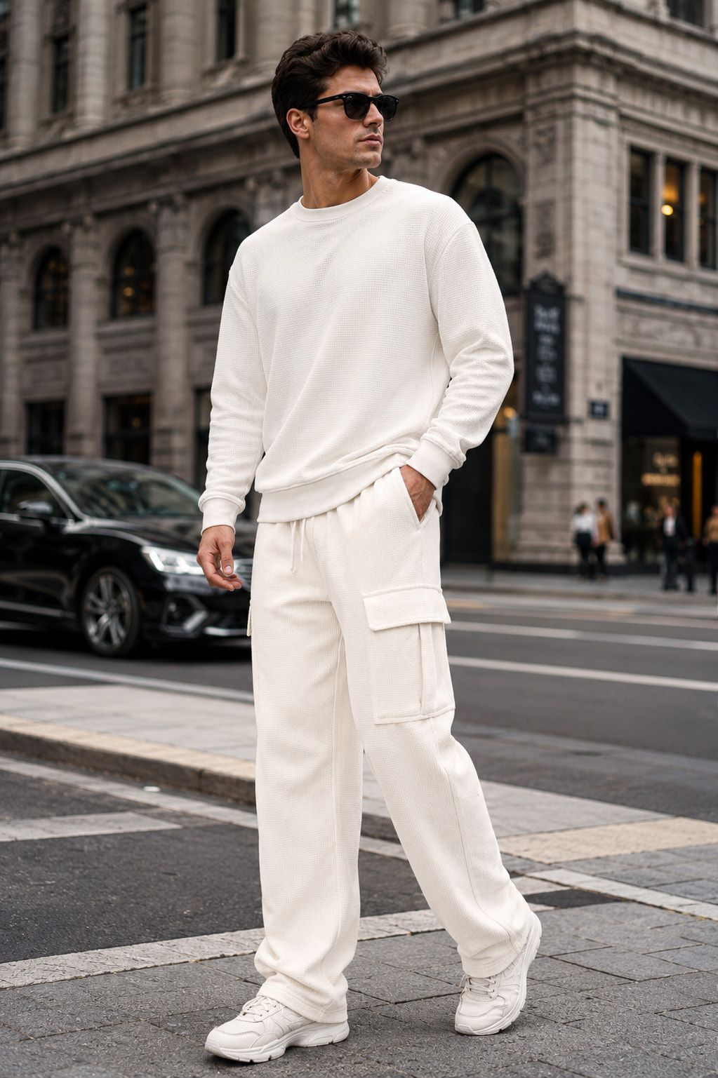 metronaut Solid Men White Track Pants-picture-36