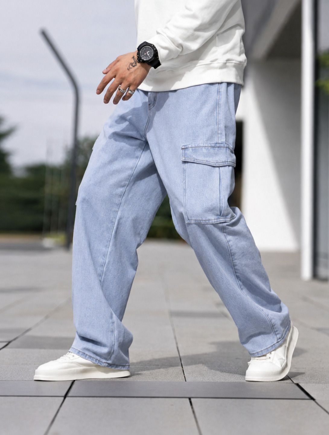 trevon denims Men Cargos-picture-2