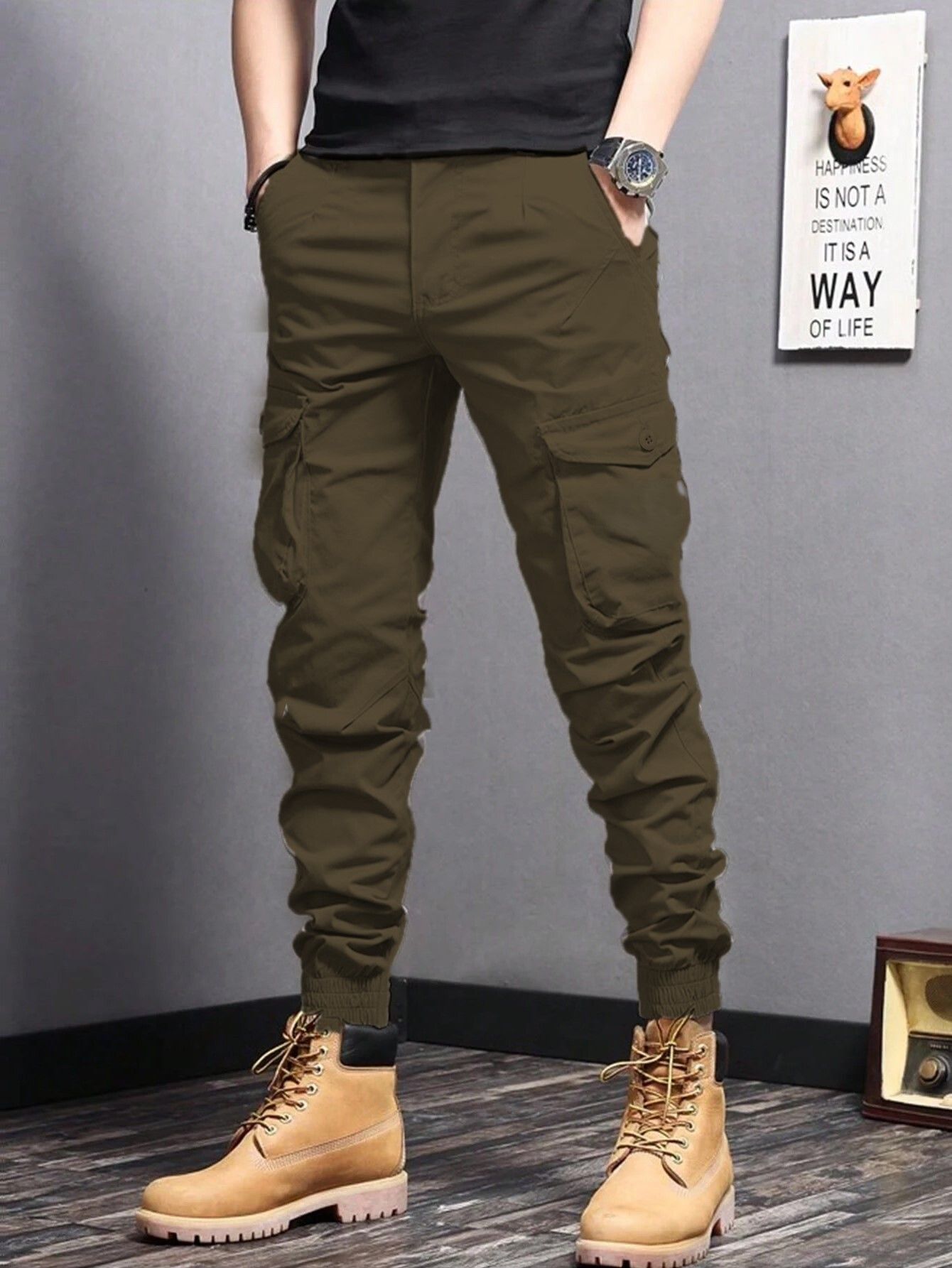 plus91 Men Cargos-picture-10