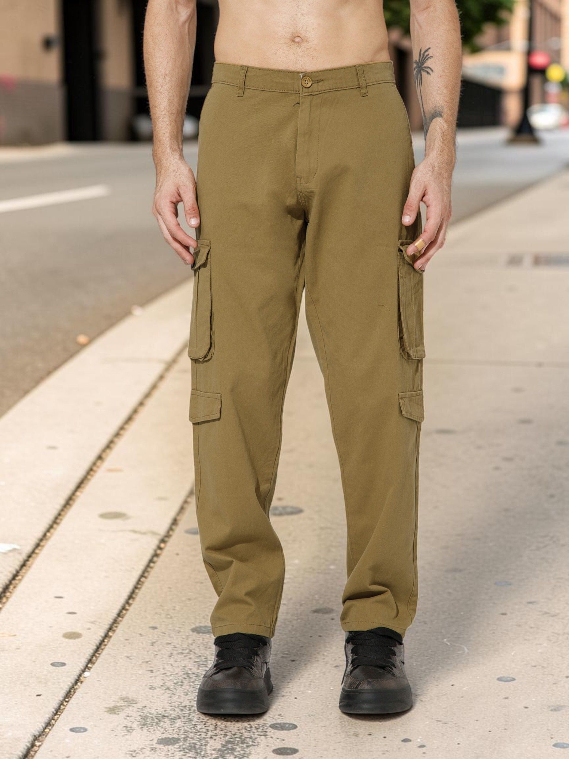 studio nexx Men Cargos-picture-29