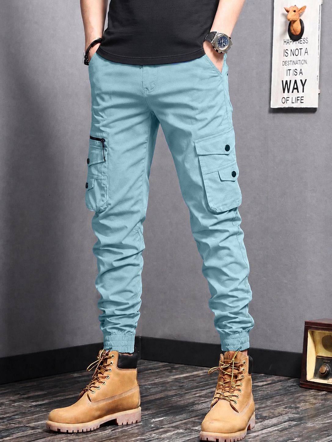 plus91 Men Cargos-picture-20