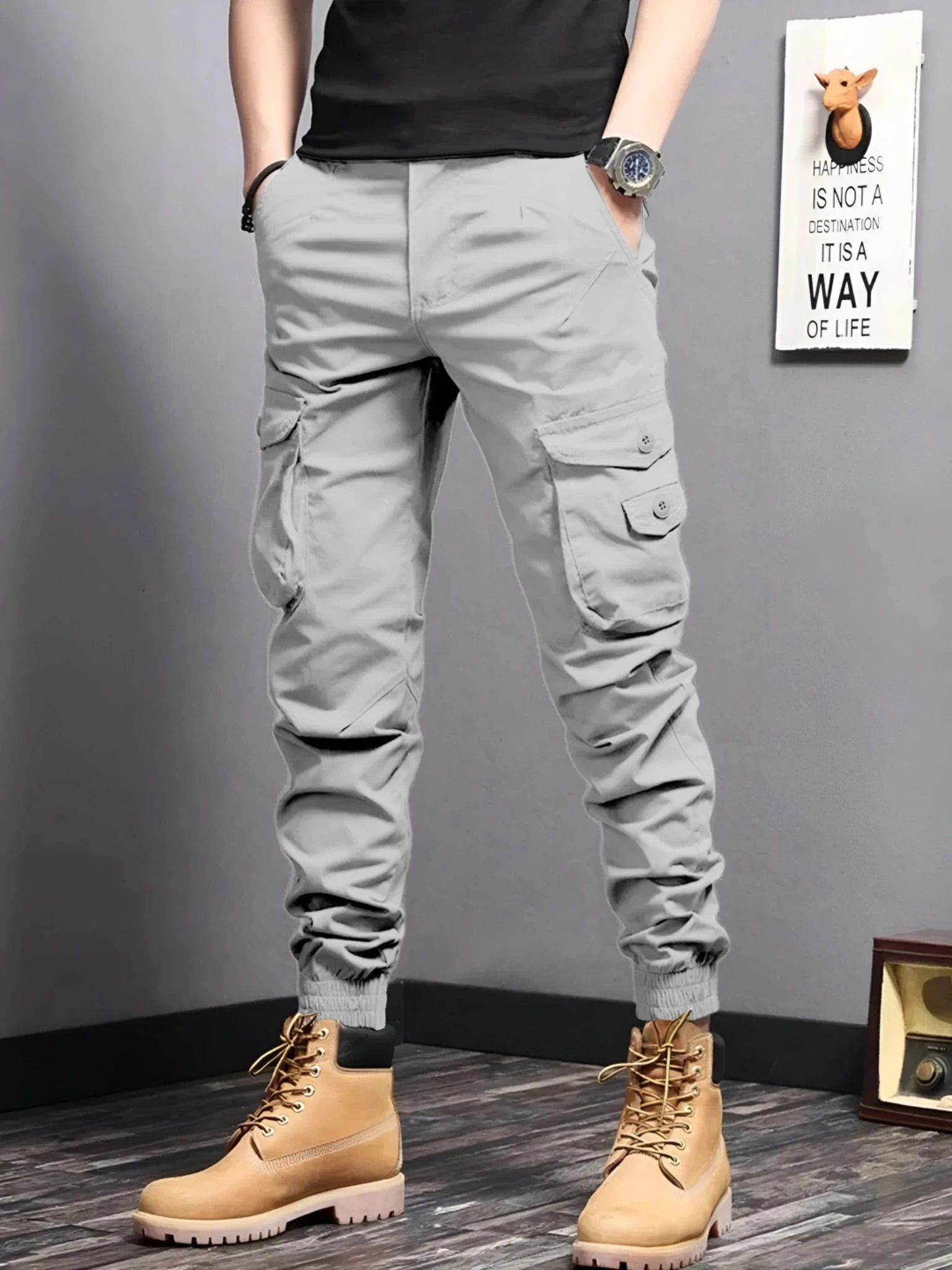 plus91 Men Cargos-picture-25
