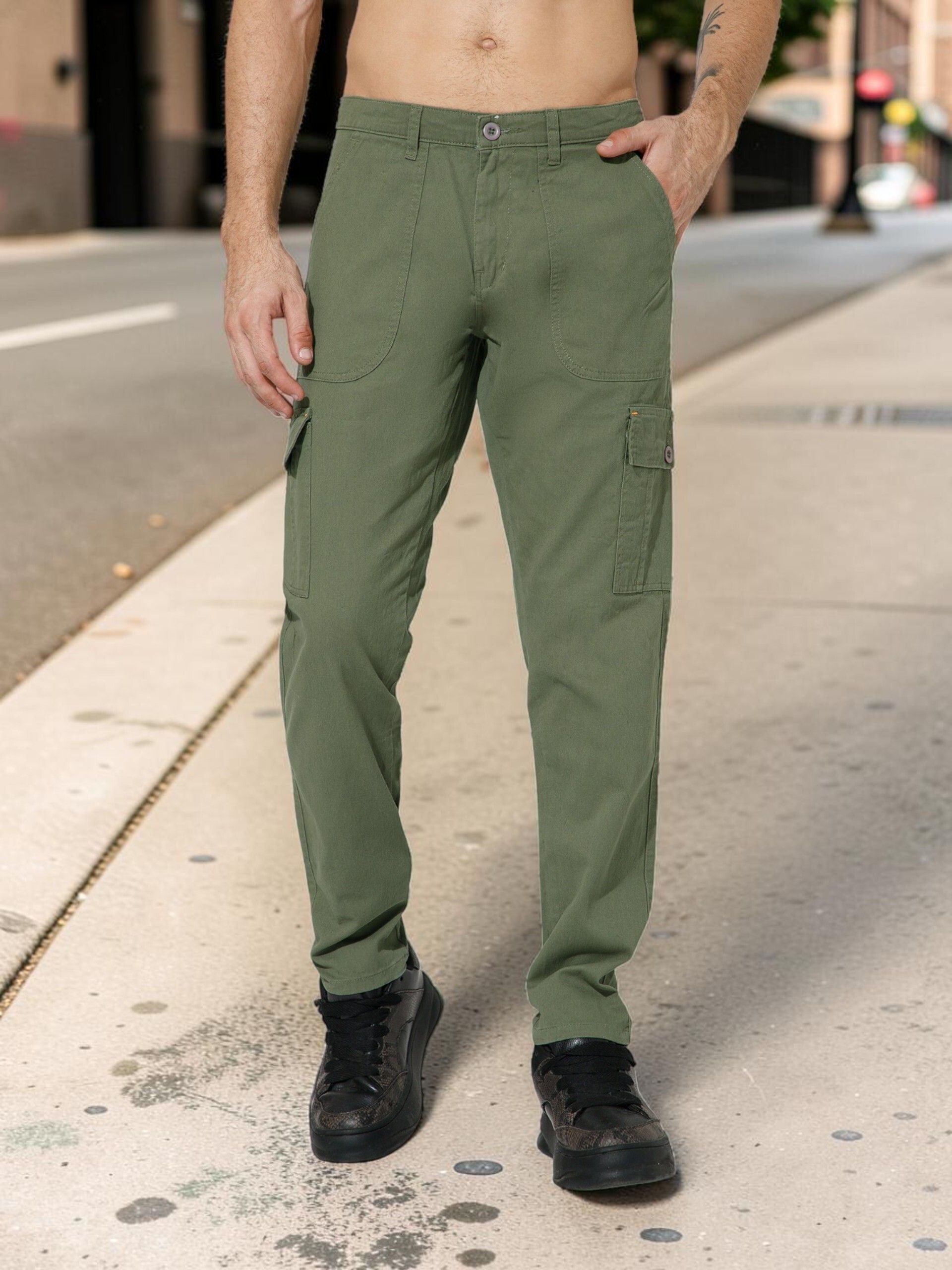 studio nexx Men Cargos-picture-12