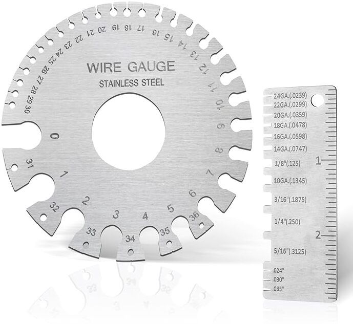 nity 2Pcs Metal Gauge Thickness Tool, Wire Gauges Ring Gauge-picture-29