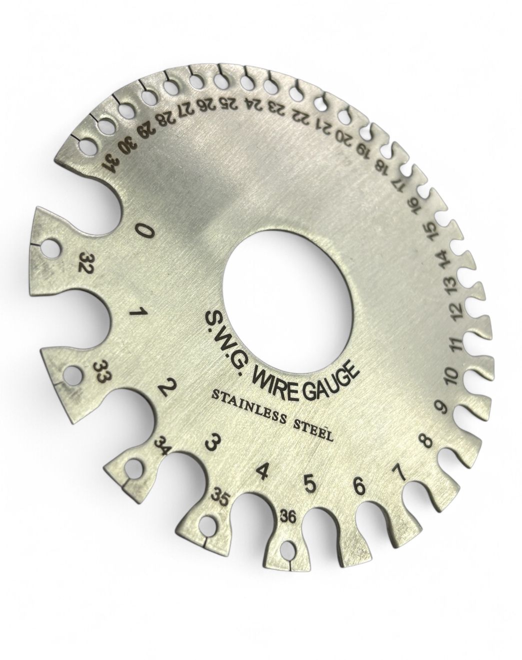 epitech mart Round Wire Gauge Cable Sheet Stainless Steel SWG Wire Gauge for Measuring Marking Gauge-picture-16