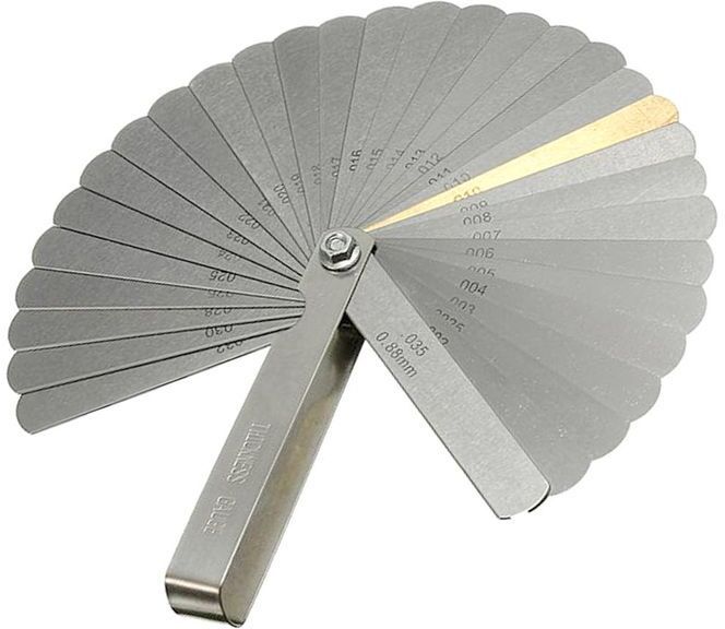 26 Blades Stainless Steel Feeler Gauge Set Imperial & Metric Measuring Marking Gauge-image-31