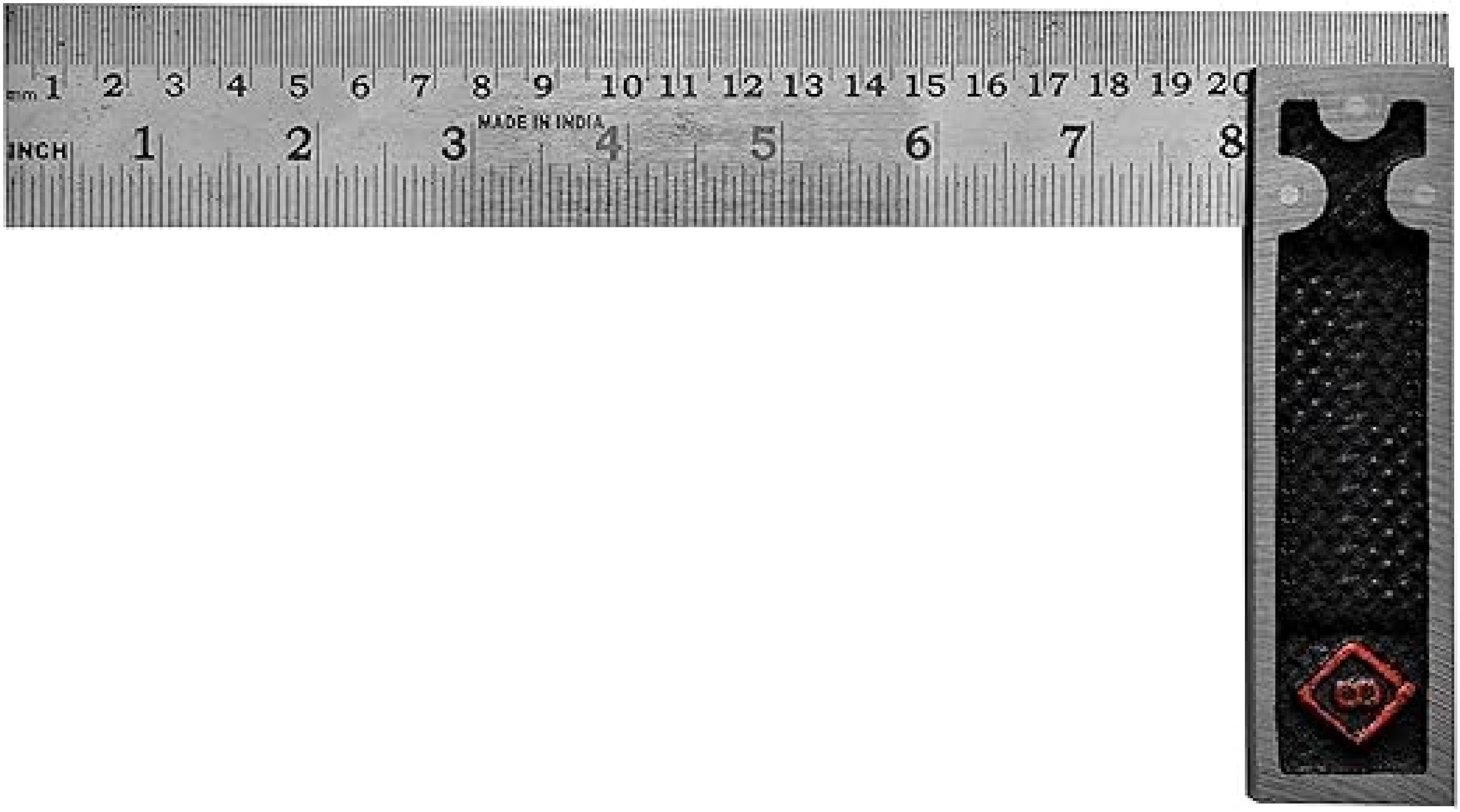 Carpenter try square 8inch steel ruler scale heavy duty 90 degree GUN-08-IN Tri-Square-image-23