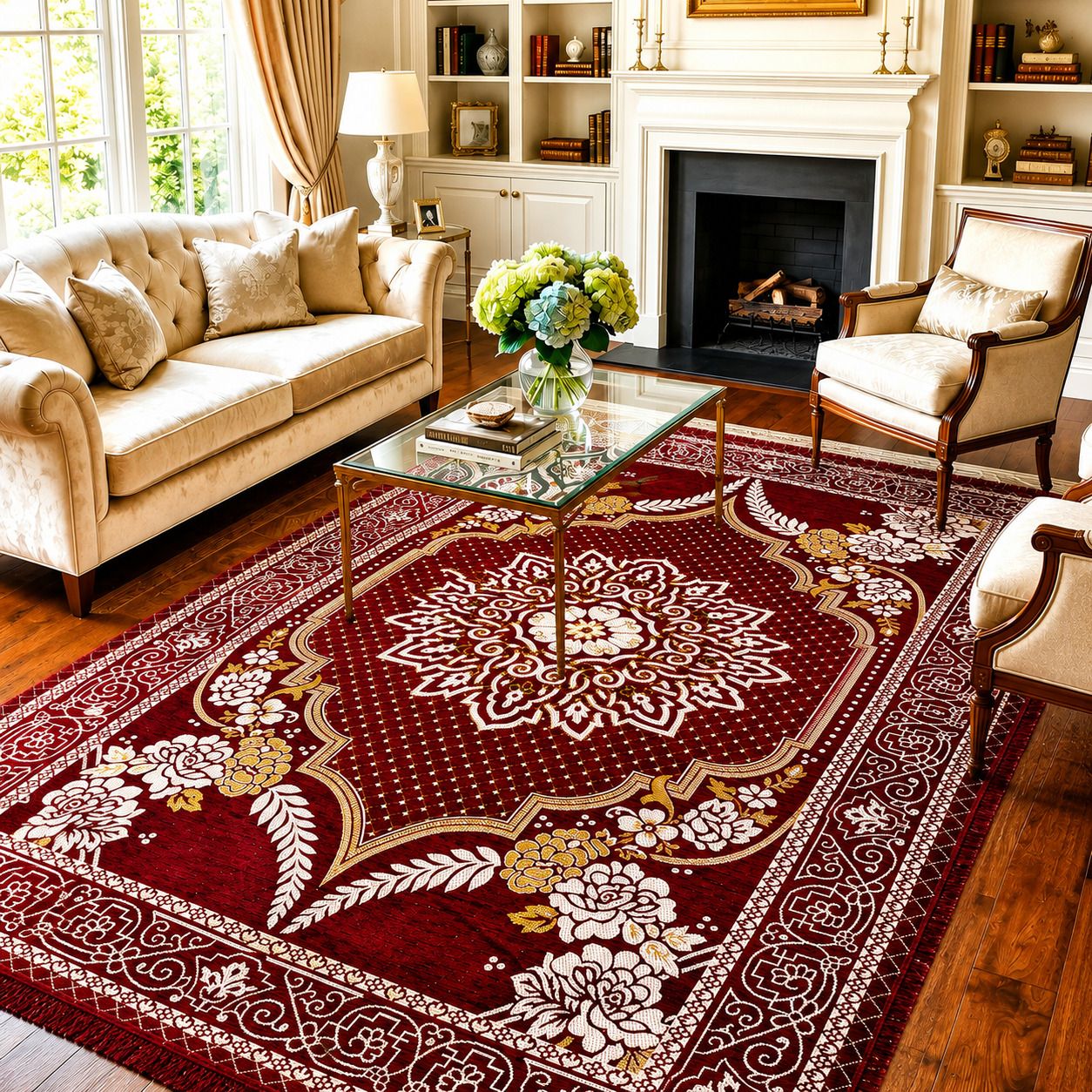 5 ft X 7 ft Chenille Carpet-image-7