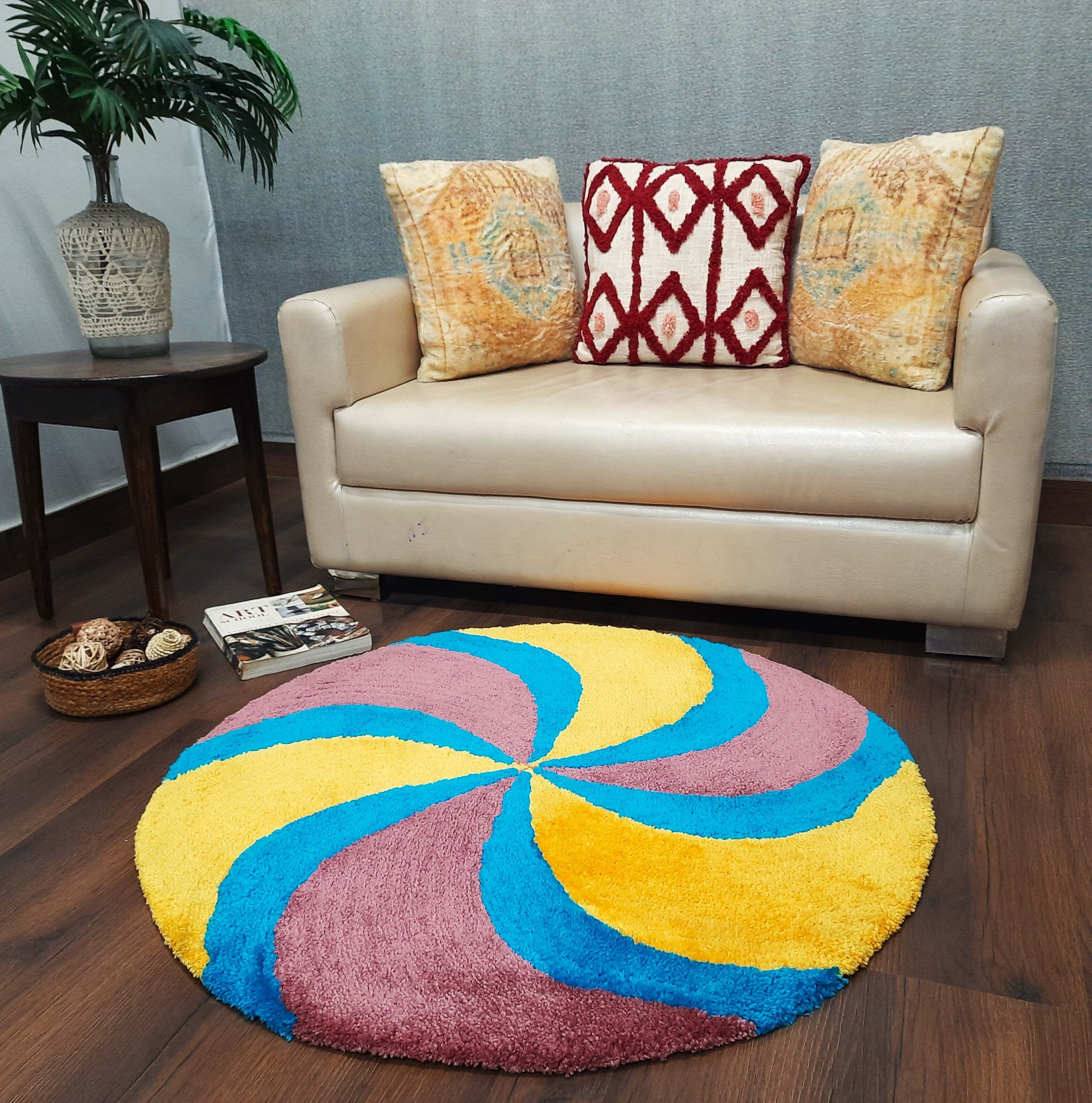 avioni 180 cm X 180 cm Cotton Carpet-picture-20