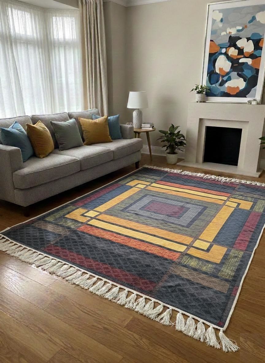 udeek 152 cm X 214 Cotton Carpet-picture-10