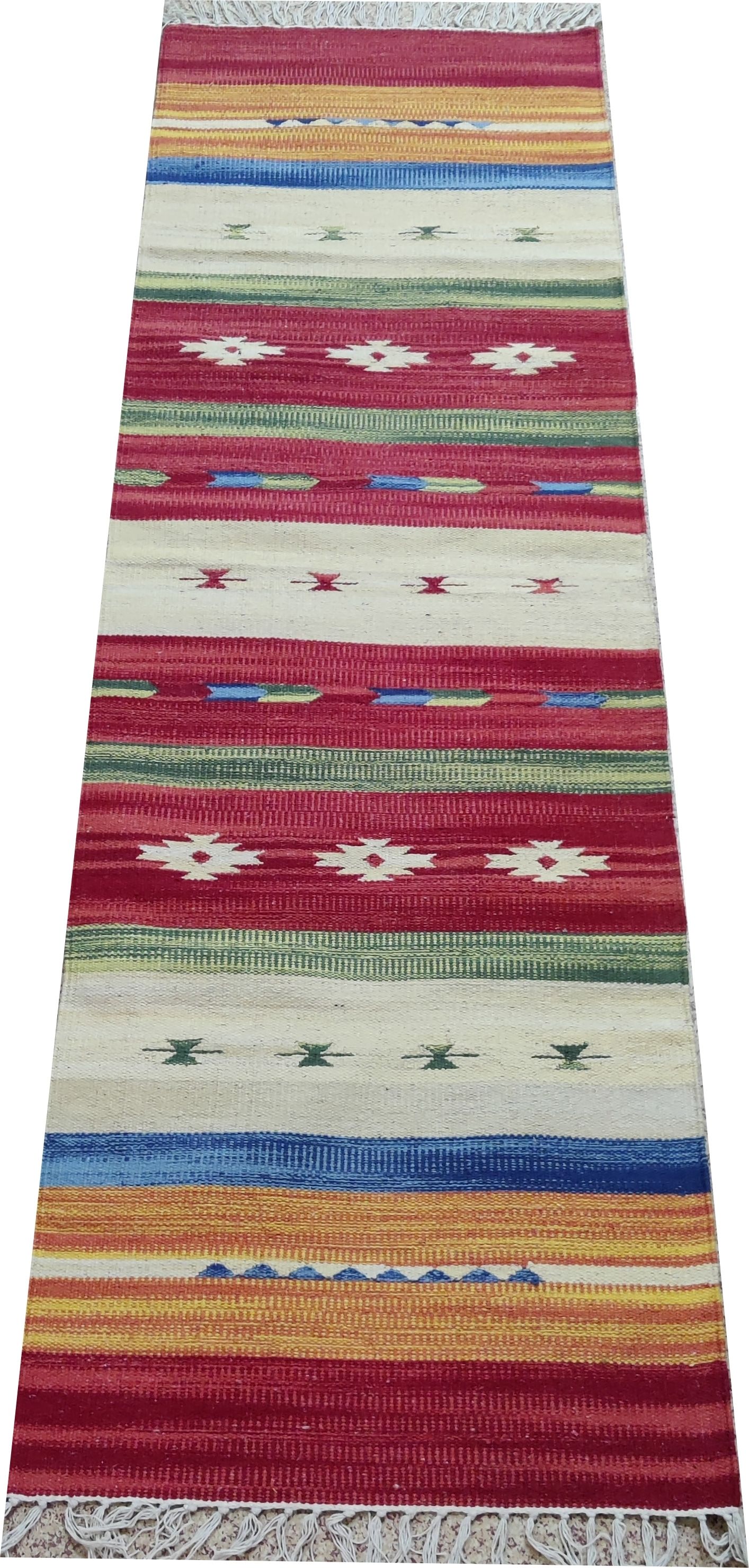 srj handicraft Multicolor Cotton Runner-picture-13