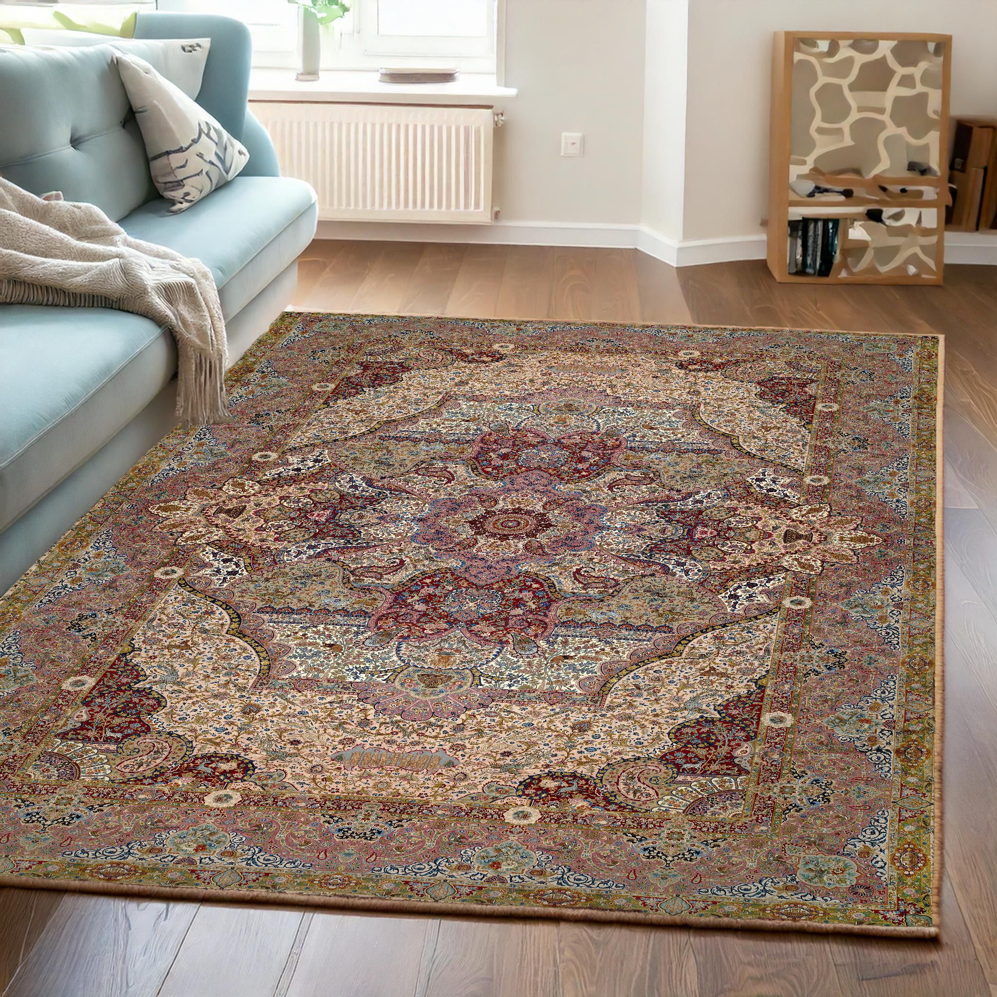 Multicolor Polyester Carpet