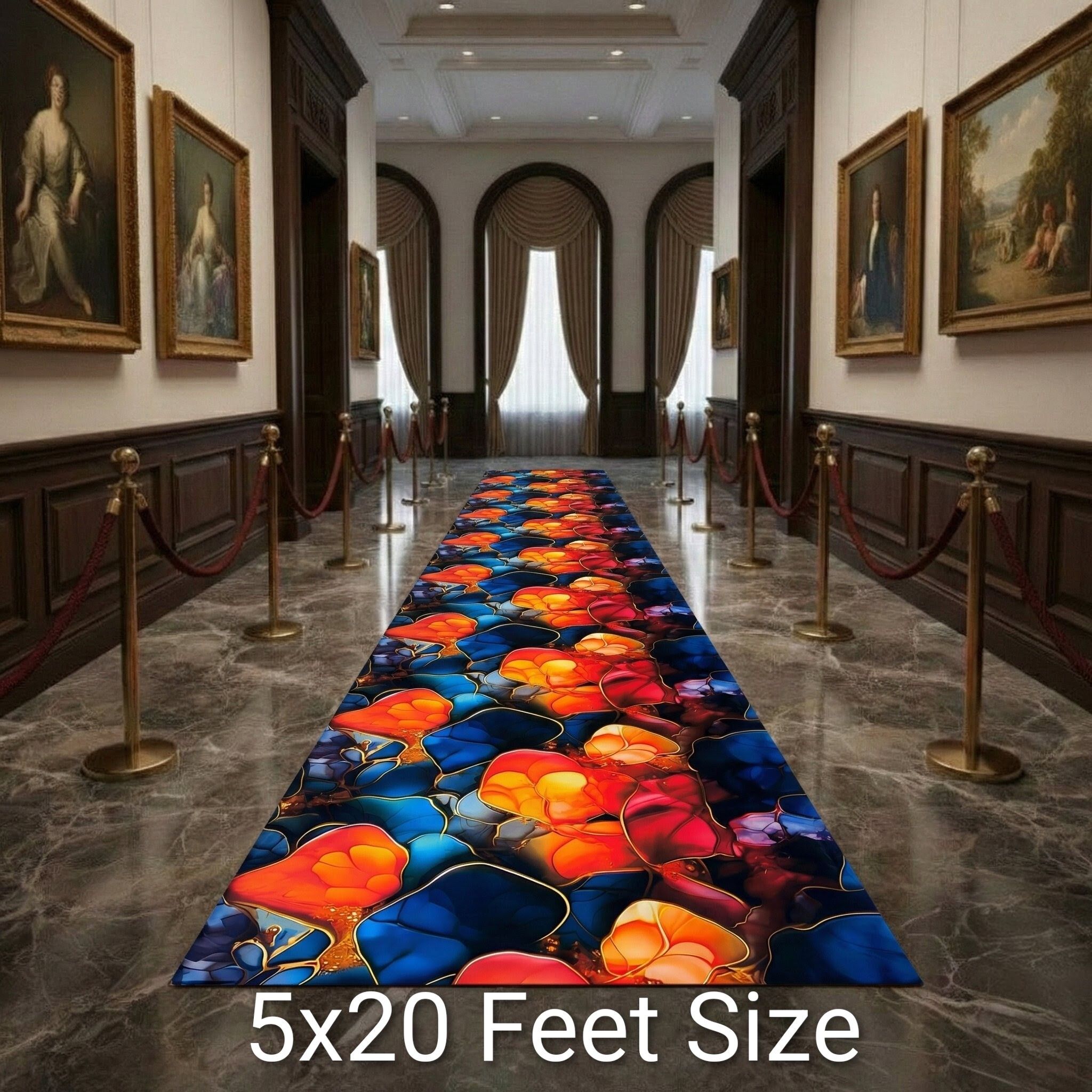 bright carpet industries 5 ft X 20 ft Synthetic Carpet-picture-8