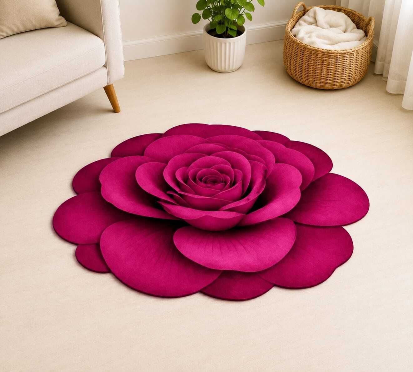 justway 58 cm X 58 cm Rubber Area Rug-picture-22