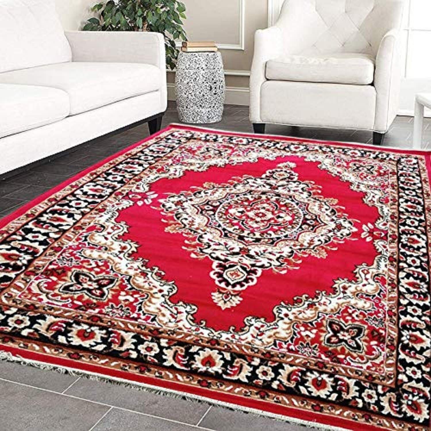 rizcarpet 5 ft X 7 ft Acrylic Carpet-picture-41