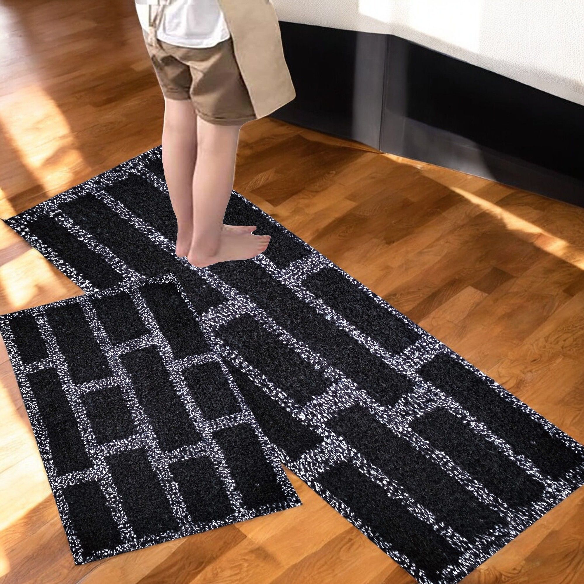 rousn Black Cotton Carpet-picture-14