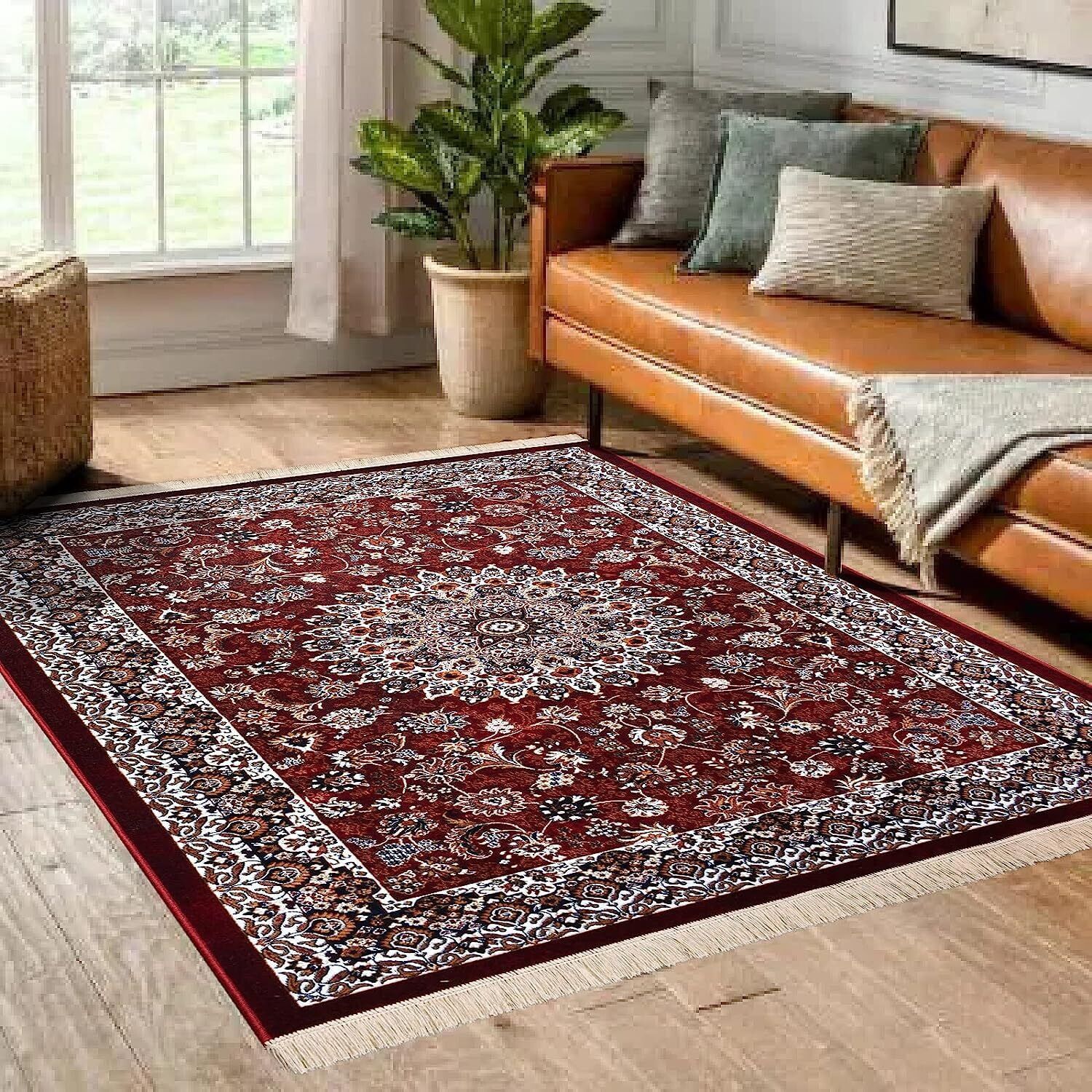 r carpets Multicolor Silk Carpet-picture-5