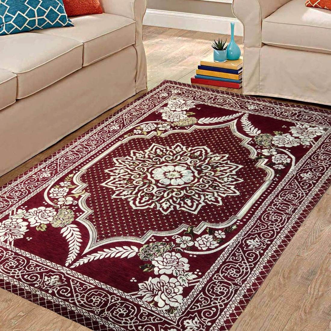 raas Maroon Chenille Carpet-picture-21