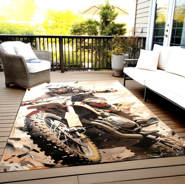 orbis 5 ft X 7 ft Chenille Carpet-picture-19