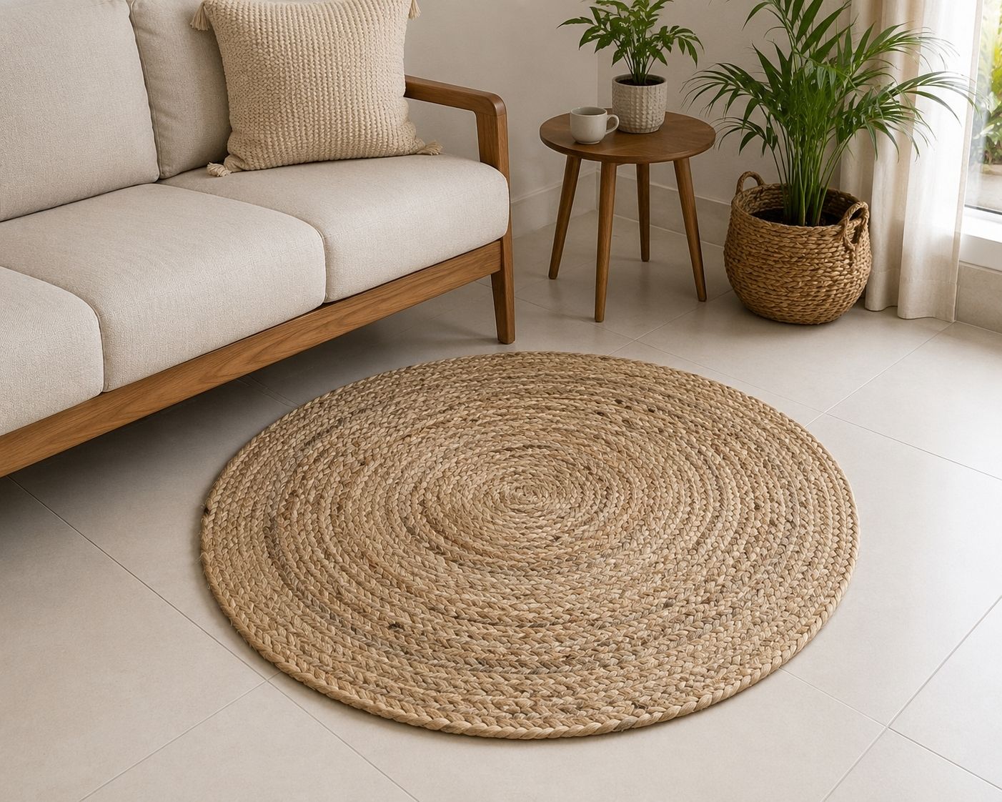 abc 2 ft X 2 ft Jute Area Rug-picture-32