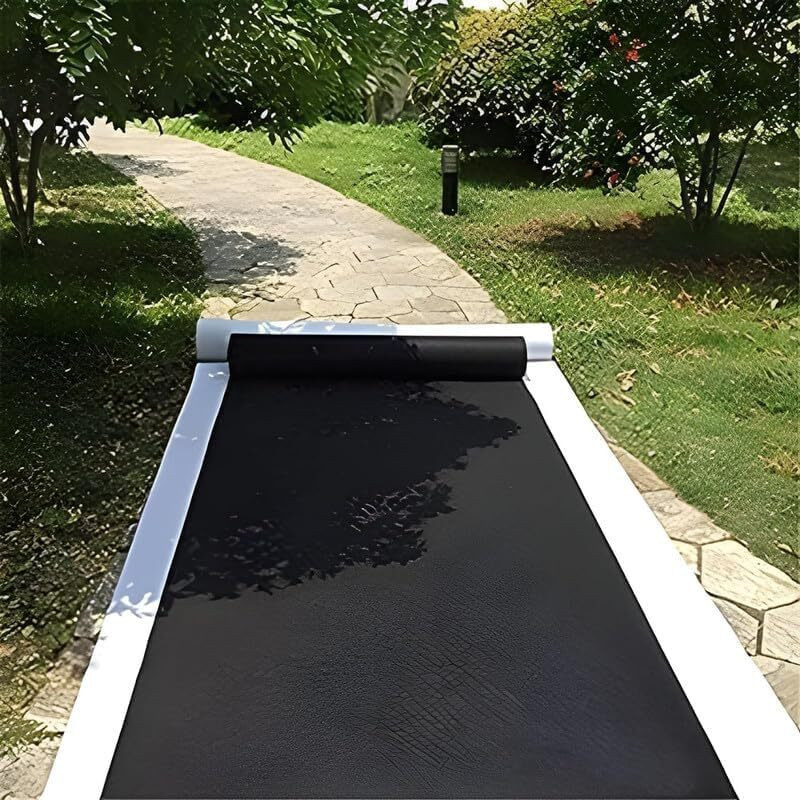 kavi handloom Black Polyester Carpet image 1