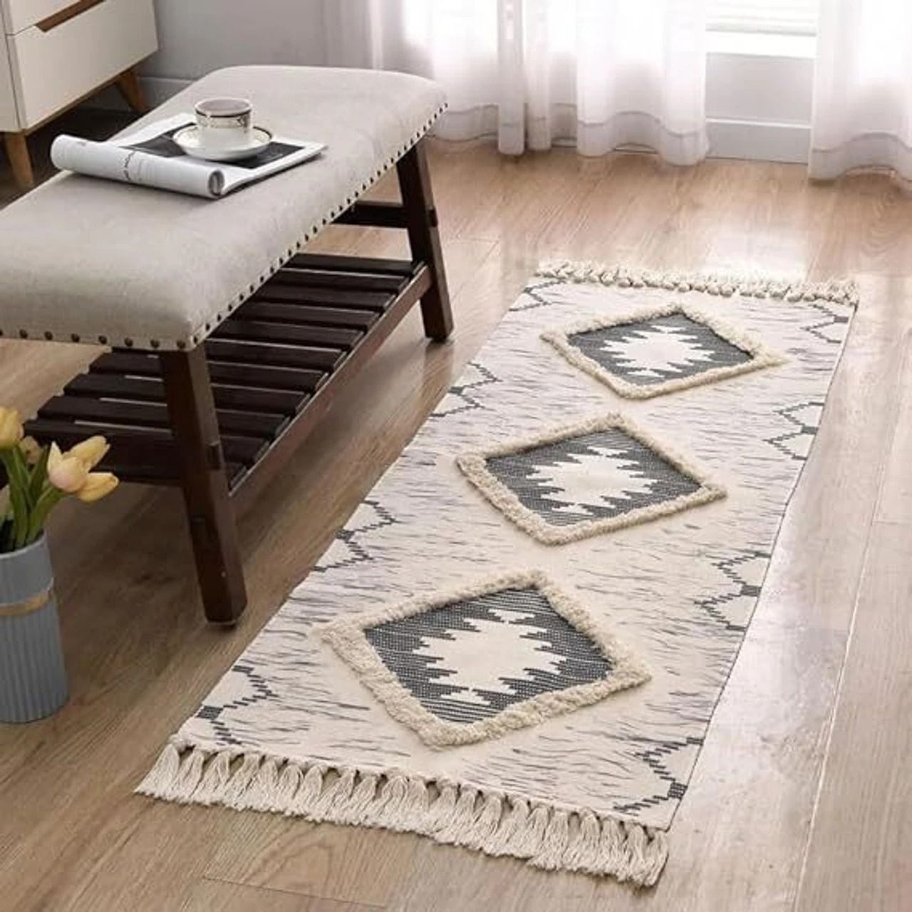 61 cm X 153 cm Cotton Runner-image-25