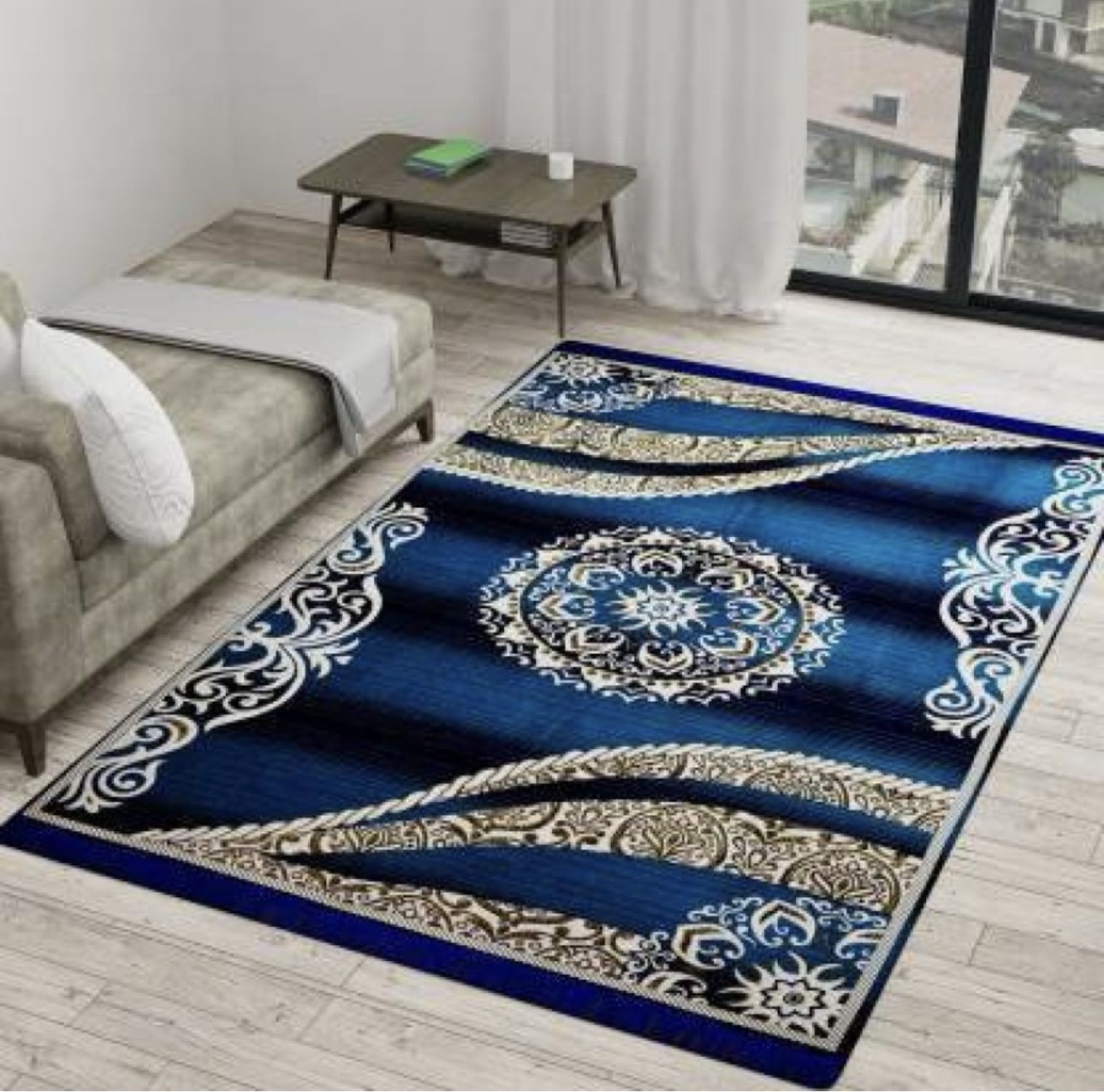the fresh livery 139 cm X 190 Cotton Dhurrie-picture-17