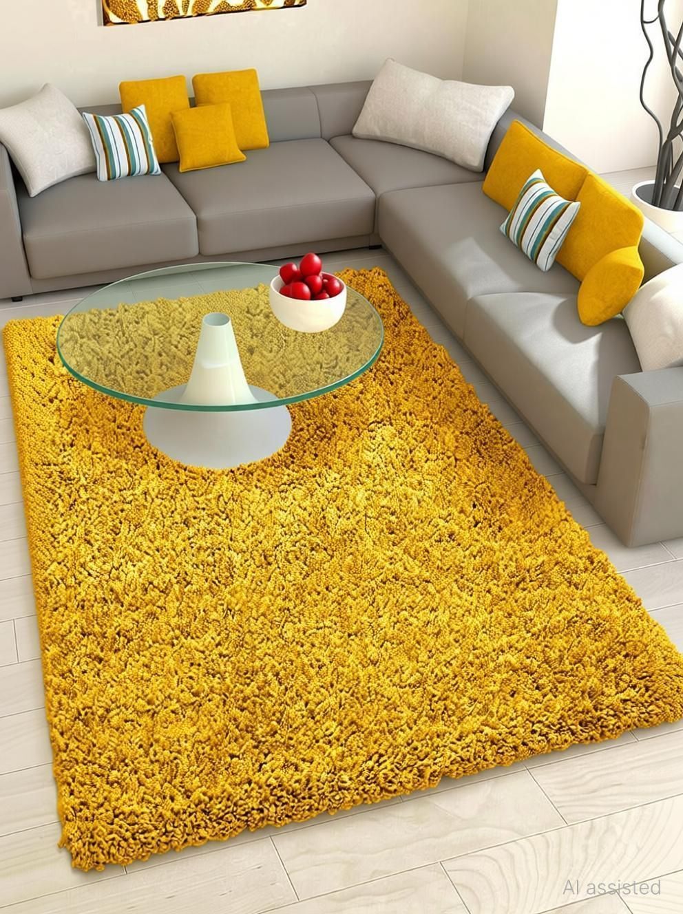 u waver 3 ft X 5 ft Polyester Carpet-picture-48