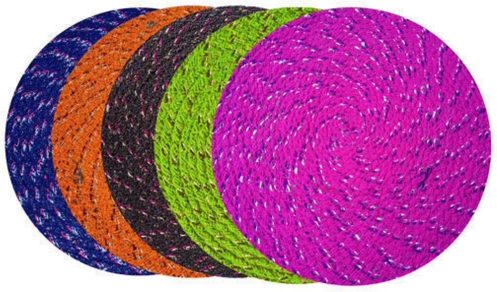 shopgallery Blue, Red, Black, Green, Pink Cotton Carpet-picture-27