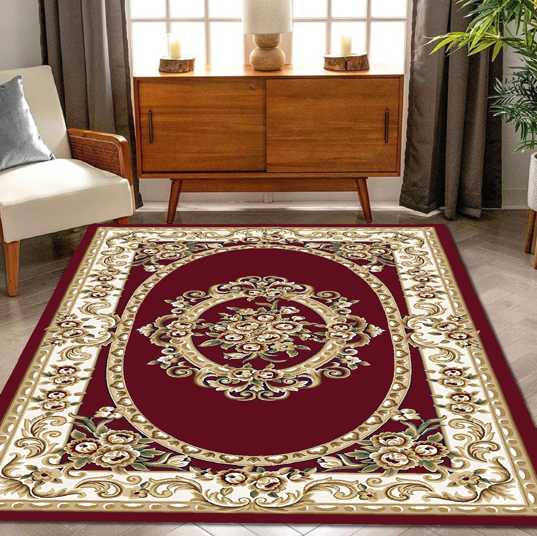 152 cm X 213 cm Velvet Carpet-image-42