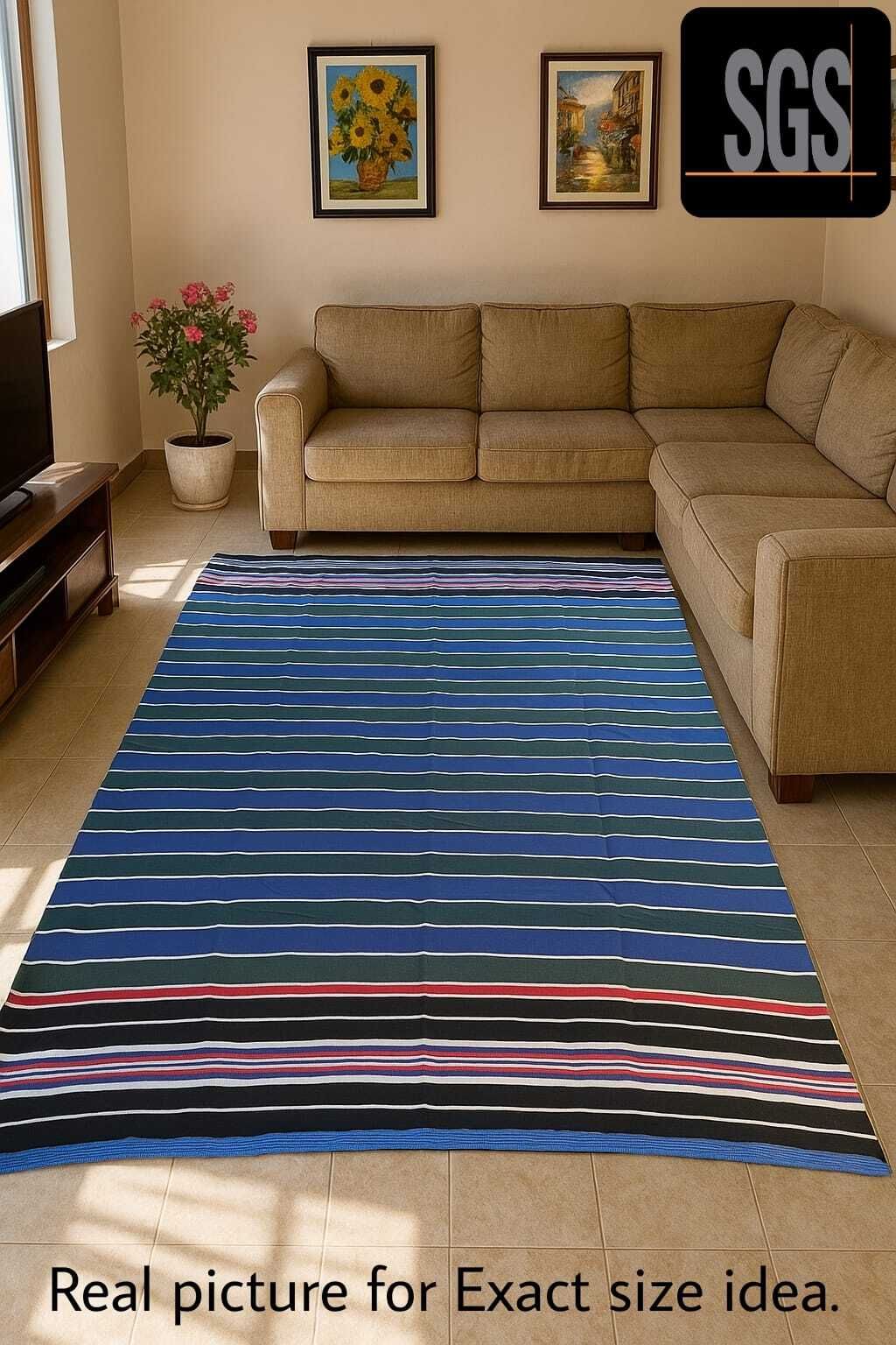 sgstextiles Multicolor Cotton Dhurrie-picture-24