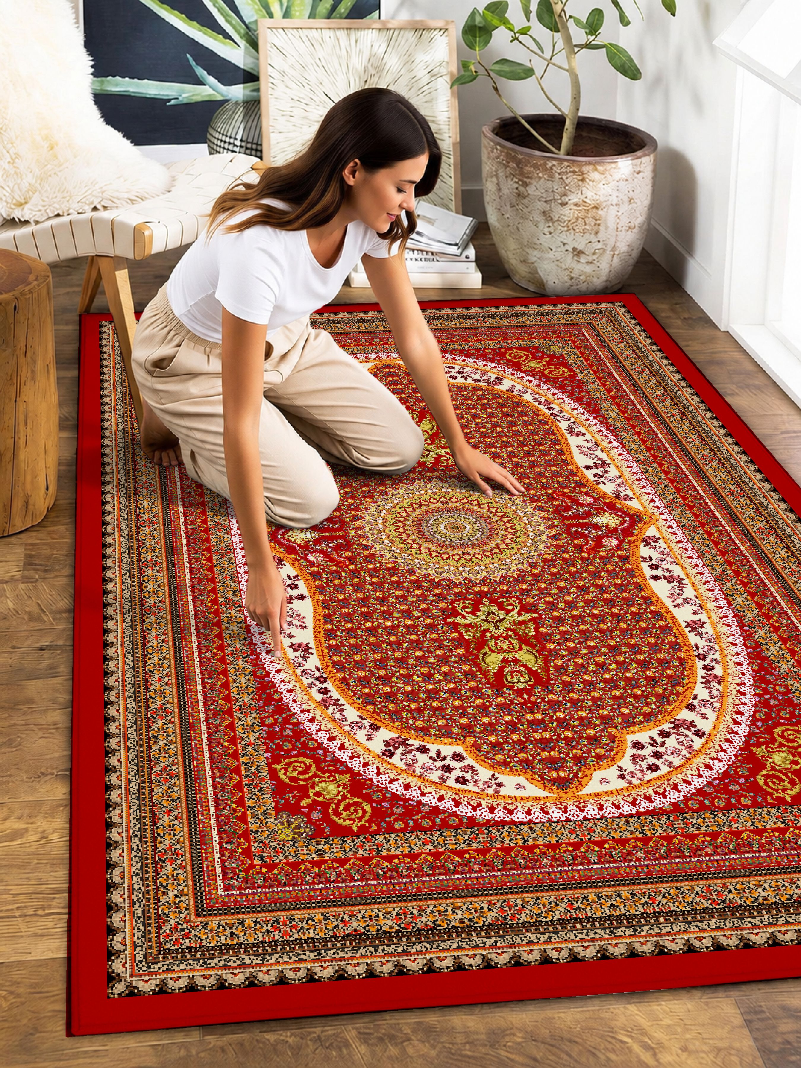 152 cm X 213 cm Velvet Carpet-image-22