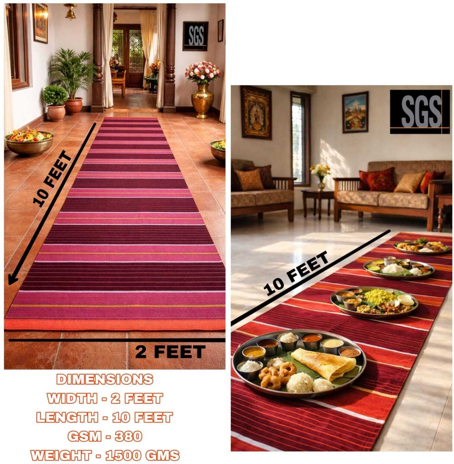 60 cm X 330 Cotton Dhurrie-image-36
