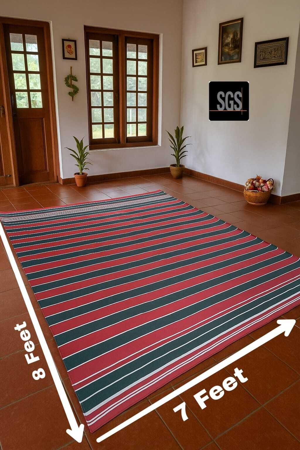 sgs textile 210 cm X 230 Cotton Dhurrie-picture-21
