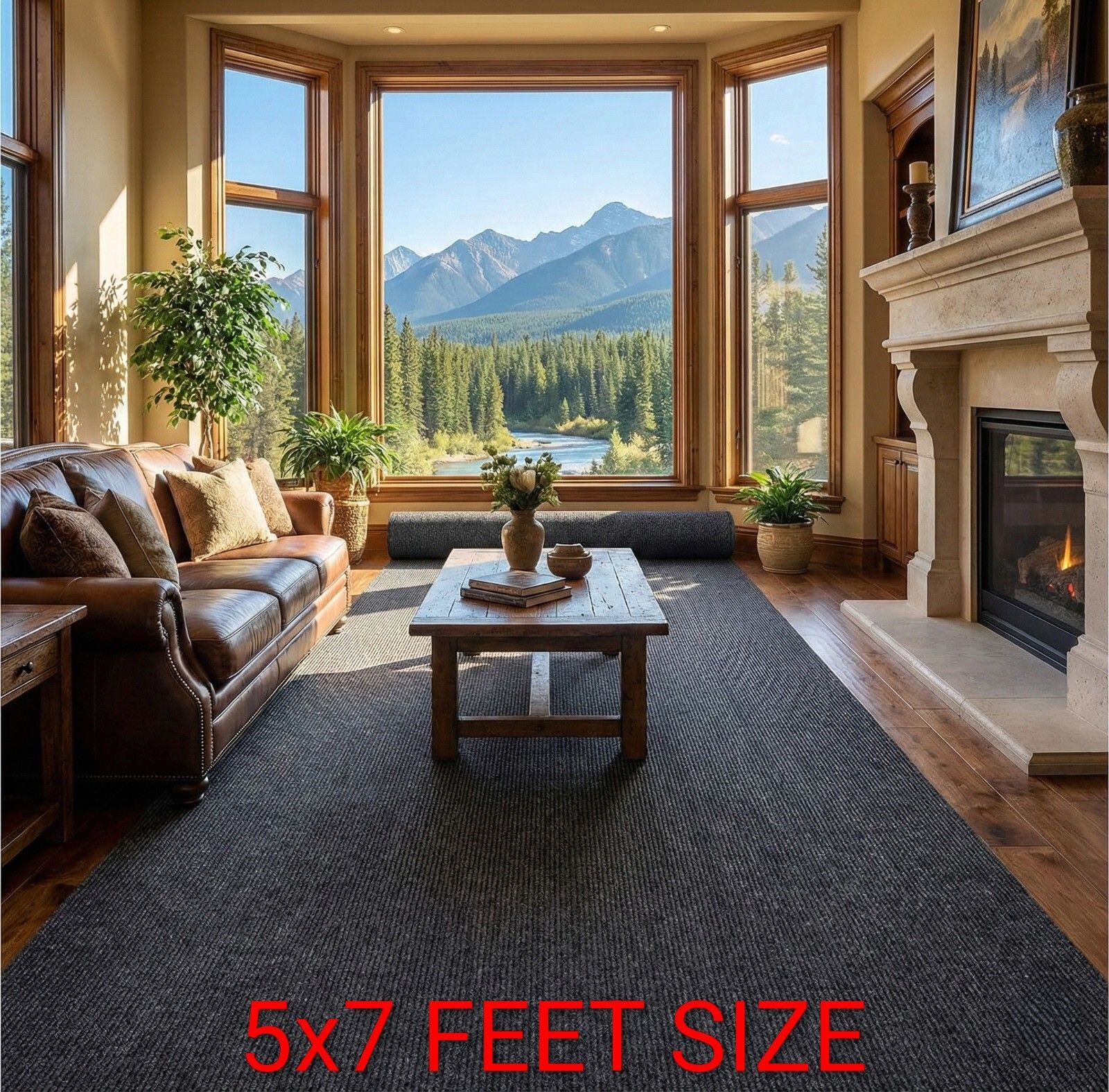 bright carpet industries 5 ft X 7 ft Synthetic Carpet-picture-22