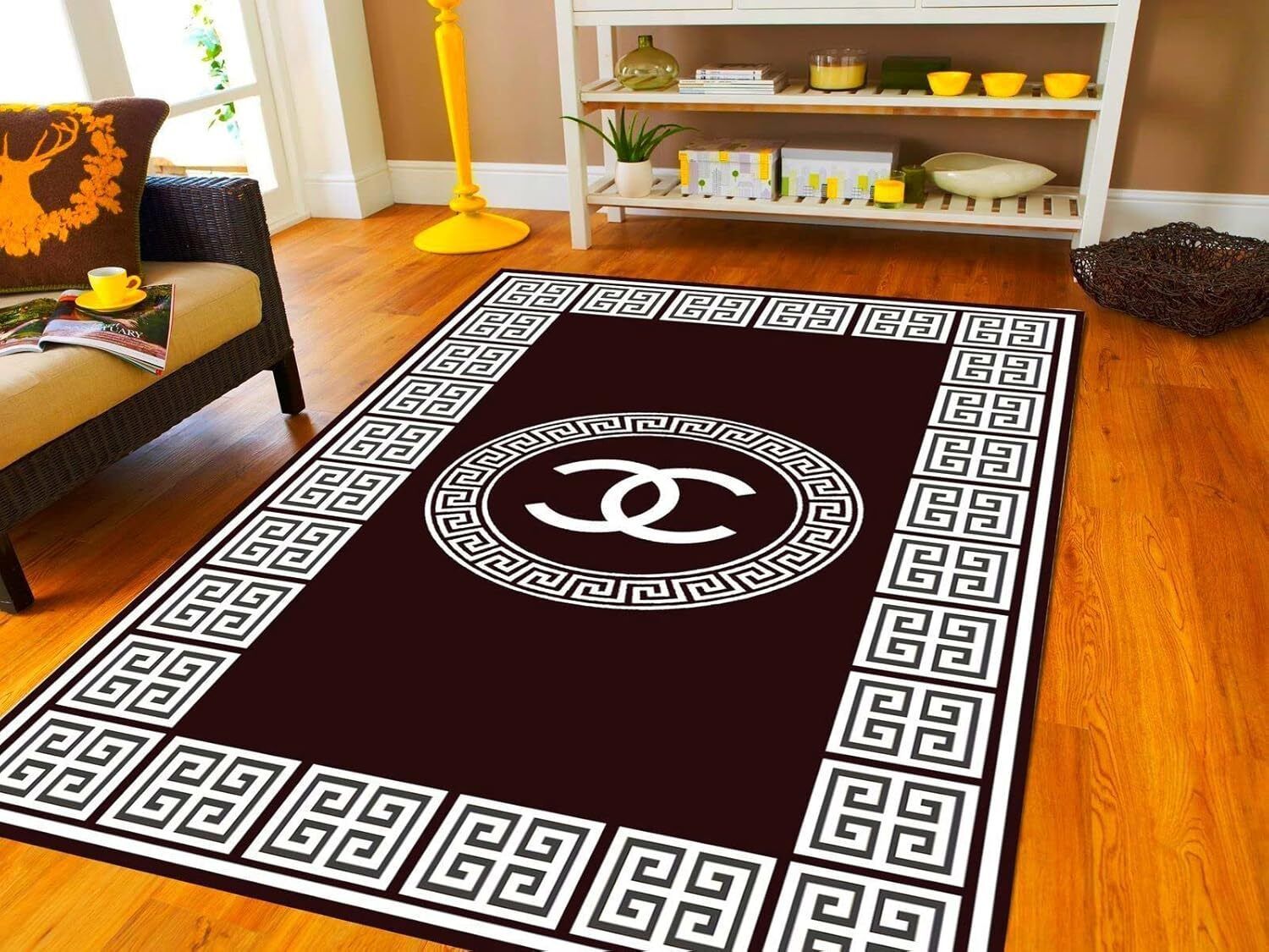 ak decor 5 ft X 7 ft Velvet Carpet-picture-32