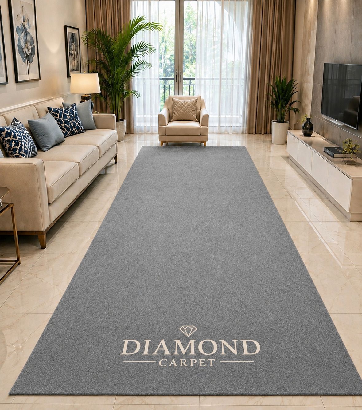 diamondcarpet 5 ft X 12 ft Acrylic Carpet-picture-31